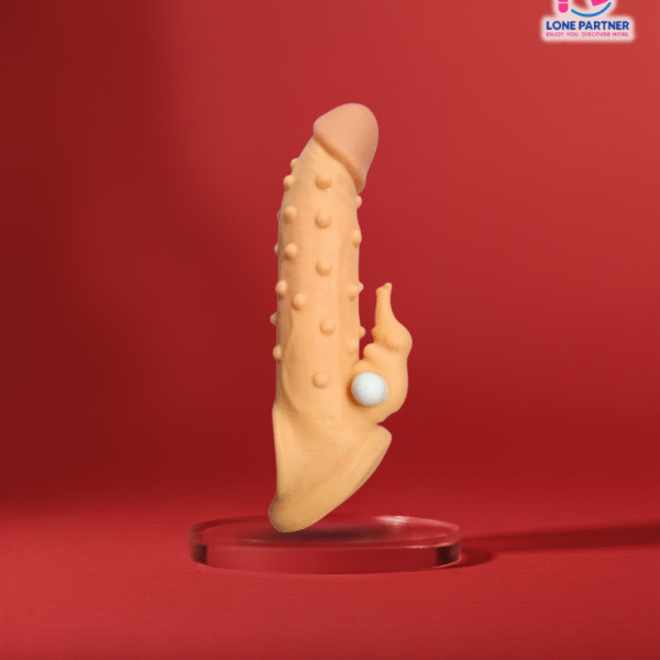 Elephant Vibrating Sleeve for Men – Textured Silicone Wellness Sleeve with Multi-Speed Vibration and Flexible Fit