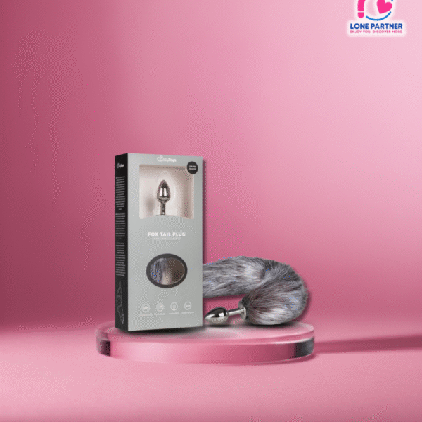 Fur Fantasy Tail Plug – Soft Fur Tail Butt Plug for Roleplay & Pleasure